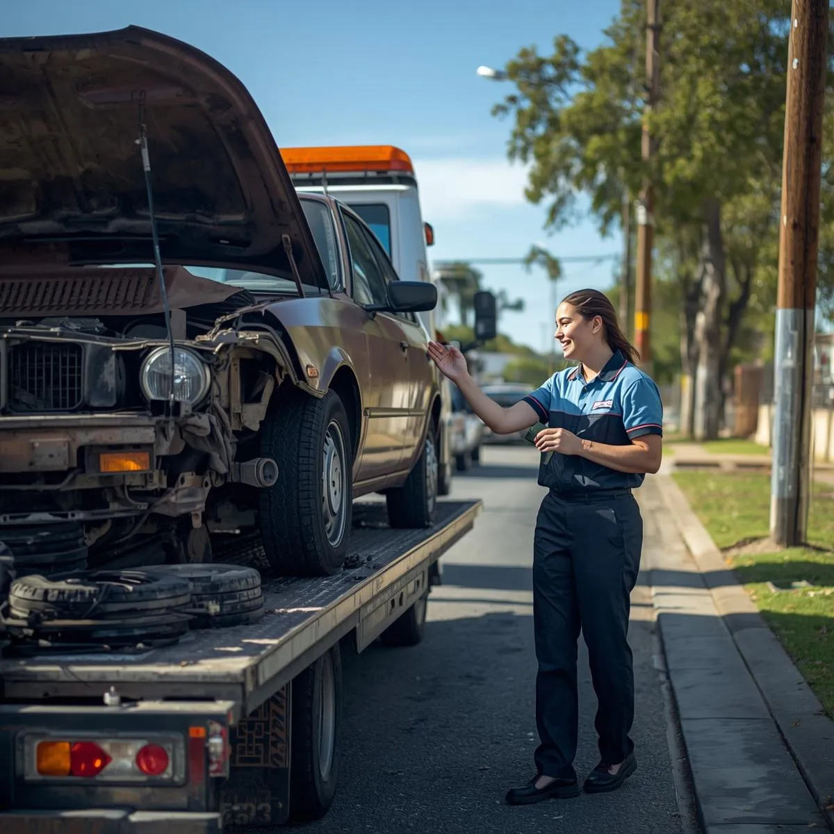 Free car towing