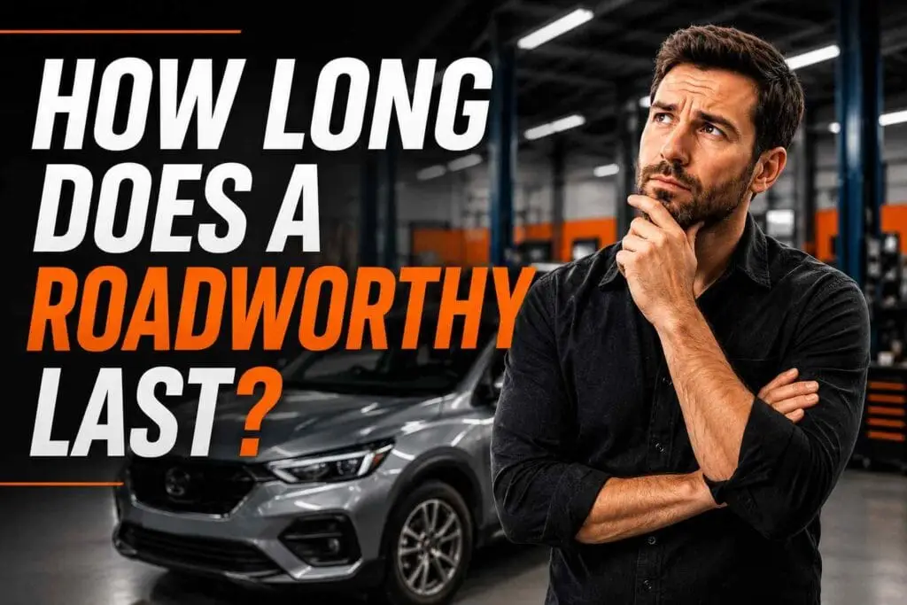 how long does a roadworthy last